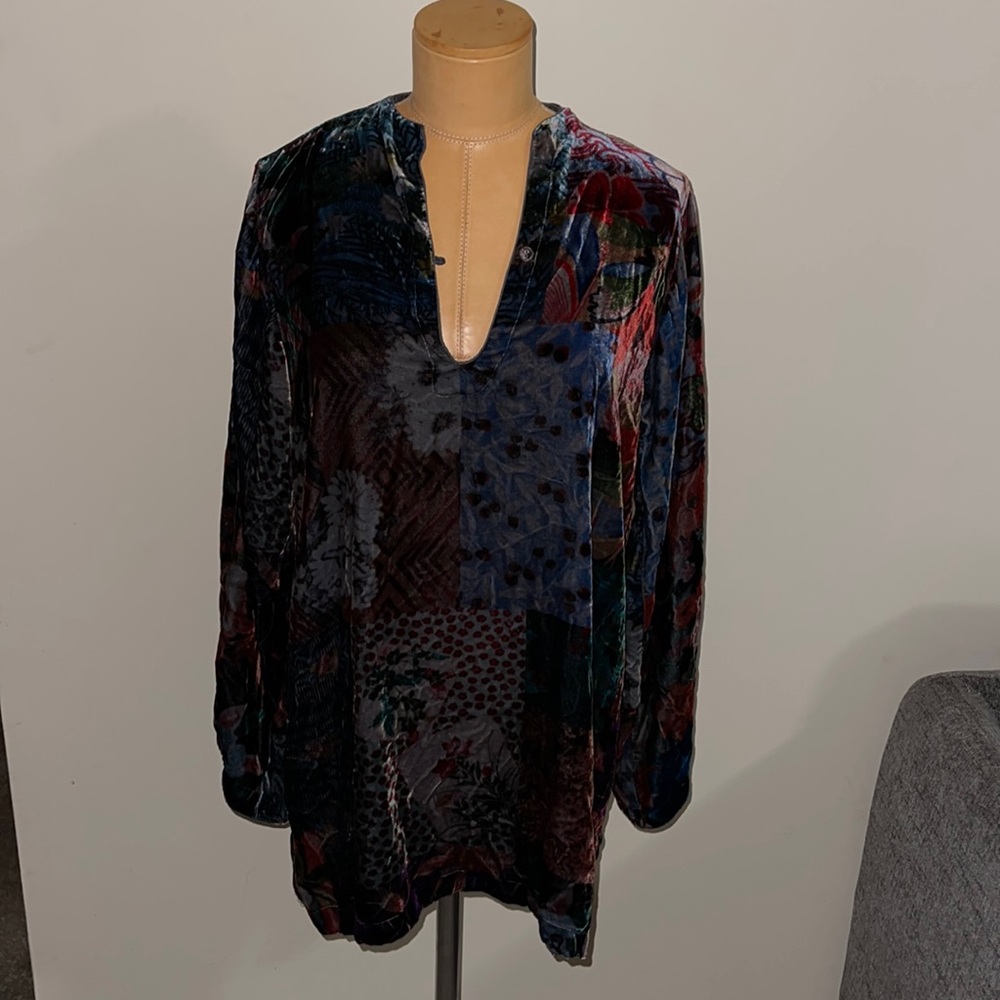 Johnny Was Velvet Tunic
